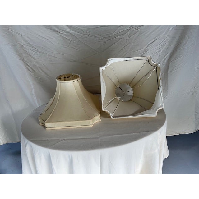 1990s Large Gold Pineapple Lamps - a Pair For Sale - Image 4 of 4