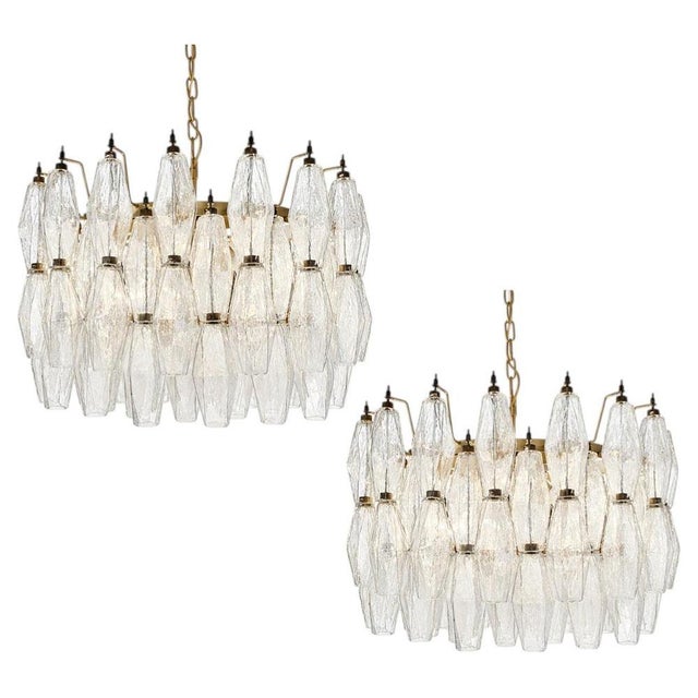 Murano Glass Chandeliers, 1990s, Set of 2 For Sale - Image 10 of 10