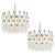 Murano Glass Chandeliers, 1990s, Set of 2 For Sale - Image 10 of 10
