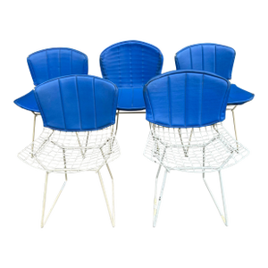 Set of 5 Harry Bertoia for Knoll Side Chairs