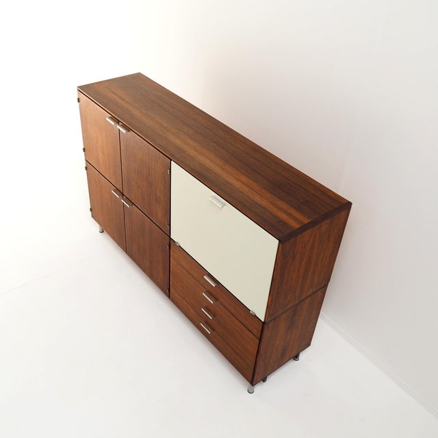 Wood Mid-Century Modern Teak Cabinet by Cees Braakman for Pastoe, 1950s For Sale - Image 7 of 12