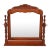 Thomasville French Provincial Carved Cherry Wood Dresser Top Vanity Swing Mirror For Sale