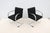 Ludwig Mies Van Der Rohe Brno Flat Bar Chairs in Black Fabric by Gordon - A Pair For Sale - Image 9 of 18