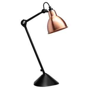 Copper Lampe Gras N° 205 Table Lamp by Bernard-Albin Gras