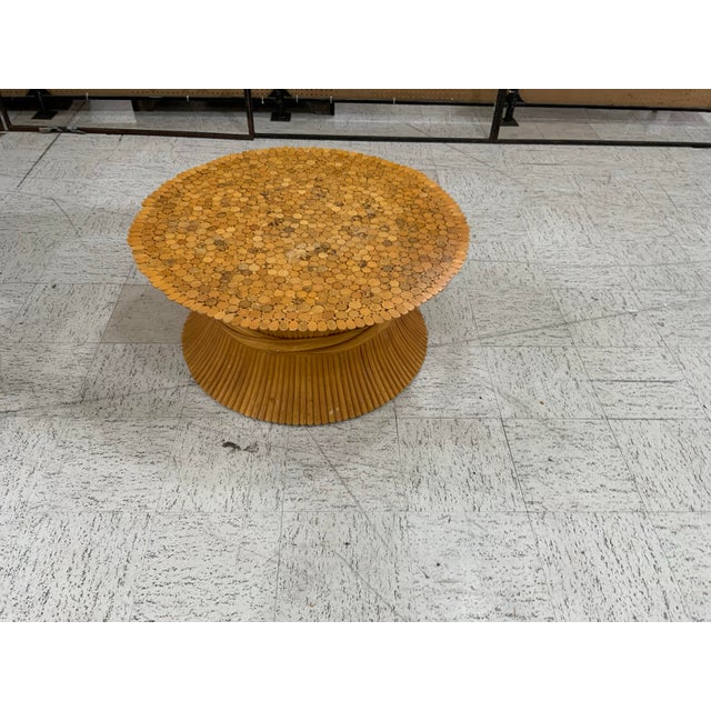 1970s Vintage Bamboos Coffee Table For Sale - Image 4 of 6