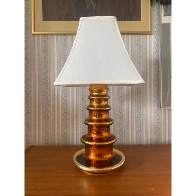 Mid-Century Modern Glass Table Lamp by Gustav Leek for Orrefors, 1960s For Sale - Image 6 of 12