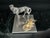 Late 20th Century Silver and Gold-Tone Horse and Foal Figurine on Base For Sale In Los Angeles - Image 6 of 11