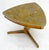 Mid 20th Century Tomlinson Triangular Marble Top Side End Occasional Table Stand c1970s MINT For Sale - Image 5 of 14