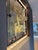 Large 30 Inch Murano Style Art Glass Fish Wall Sculpture in Architectural Steel Frame For Sale In Portland, ME - Image 6 of 9
