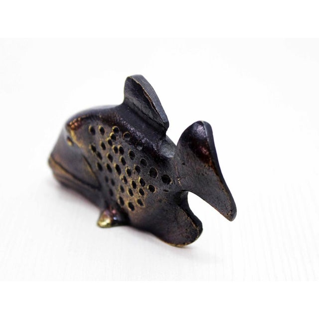 Castex Fish Figurine in Bronze, 1960s For Sale - Image 9 of 11