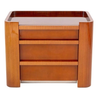 Late 20th Century Art Deco Style Mahogany Chest of Drawers For Sale
