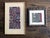 Two pre-Columbian textile fragments presented in wood frames. Handwoven in colored yarn, possibly camelid fibers, these...