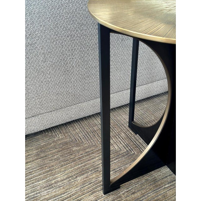 Black Bronze Catalina Side Table attributed to Tuell and Reynolds, 2016 For Sale - Image 8 of 10