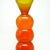 Glass Titled Snowman Vase by Kazimierz Krawczyk for Sudety Glassworks, 1970s For Sale - Image 7 of 11