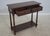 English Theodore Alexander Mahogany 2 Tier 2 Drawer Console Table For Sale - Image 3 of 18
