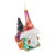 Contemporary Glass Santa Gnome Ornament (Set of 6) For Sale - Image 3 of 5