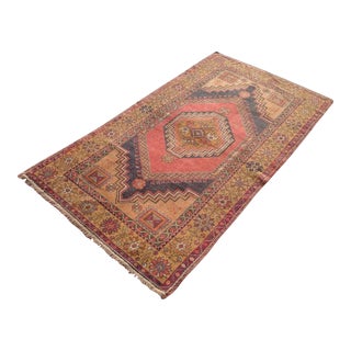 1960s Vintage Turkish Rug - 44"x80" For Sale