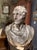 Portraiture Antique Carved Concrete Bust For Sale - Image 3 of 3