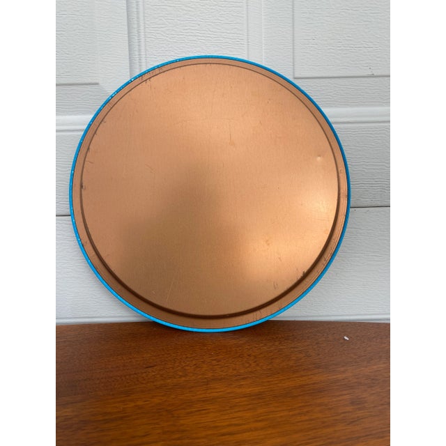 Vintage Metal Classic Diner Serving Tray For Sale - Image 4 of 6