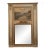 Antique 19th-Century French Louis XVI Style Painted & Gilded Trumeau Mirror For Sale