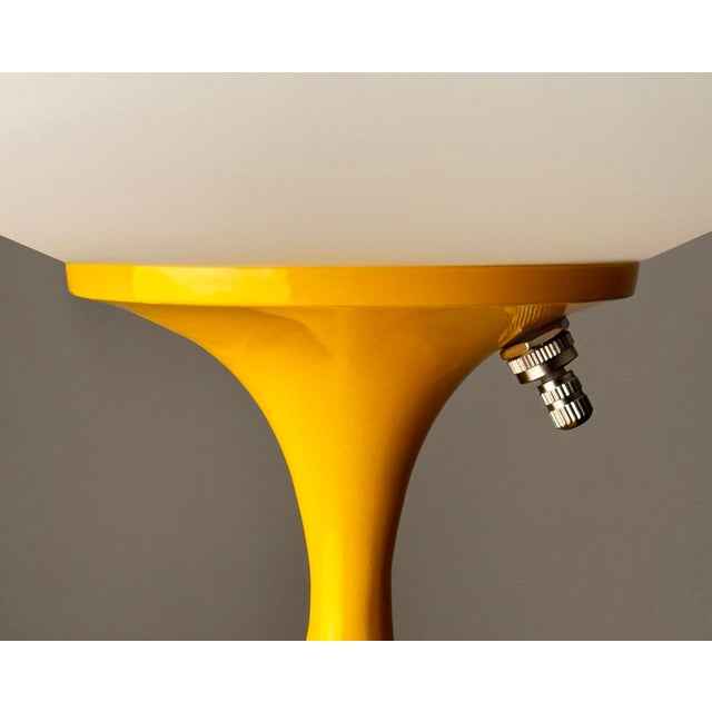 Mid-Century Modern Stemlite Table Lamp by Designline in Bright Orange - Mid Century Retro Style For Sale - Image 3 of 5