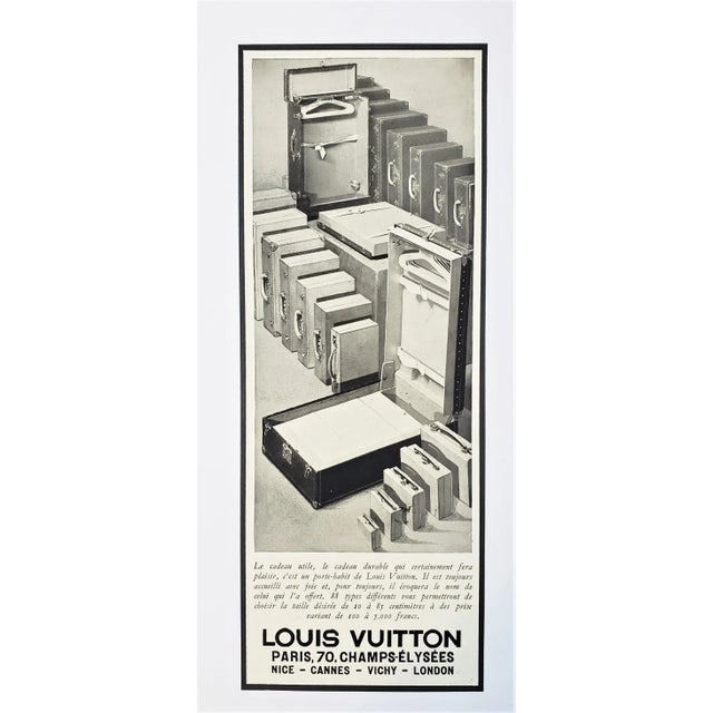 Louis Vuitton French Art Deco Louis Vuitton Print-Travel Needs For Sale - Image 4 of 4