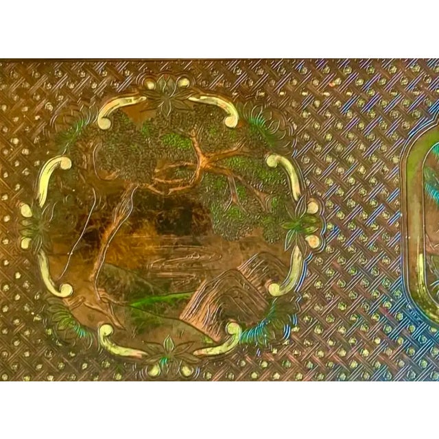 John Widdicomb Chinoiserie Incised Altar or Console Table For Sale - Image 10 of 11