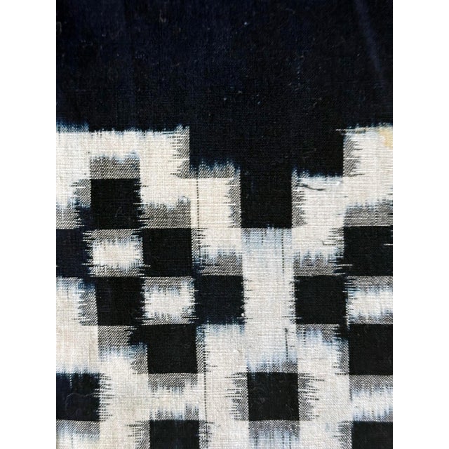 Japanese Textile Panel Double Ikat Kasuri Futon Cover For Sale - Image 11 of 12