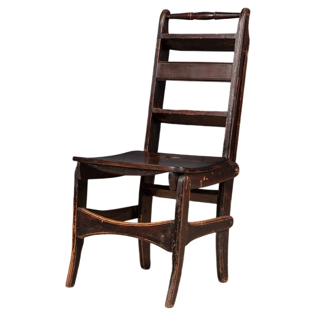 20th Century Metamorphic Oak Library Chair, England, 1900s For Sale
