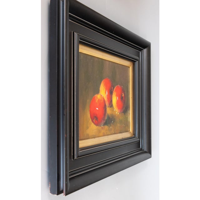 Apples Still Life Oil on Canvas, Signed For Sale In Houston - Image 6 of 8