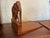 Campaign Vintage Wooden Carved Elephant Bookend Pair For Sale - Image 3 of 8