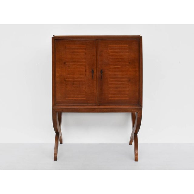 Metal Dry Bar attributed to Emilio Lancia, Milano, 1948 For Sale - Image 7 of 10