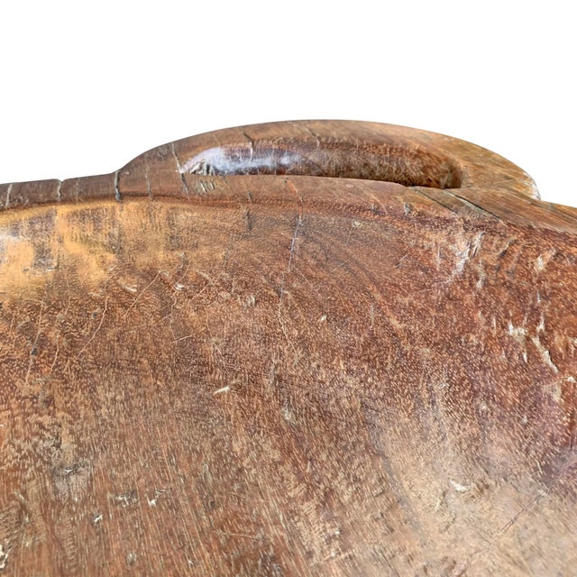 Incredible 18th Century English Mahogany Platter For Sale - Image 9 of 12