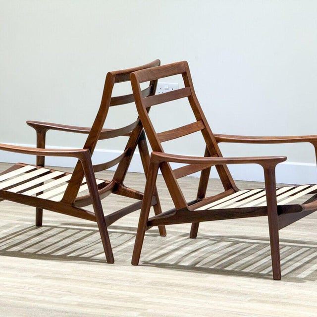 Teak Lounge Chairs by Guy Rogers, 1960, Set of 2 For Sale - Image 10 of 12