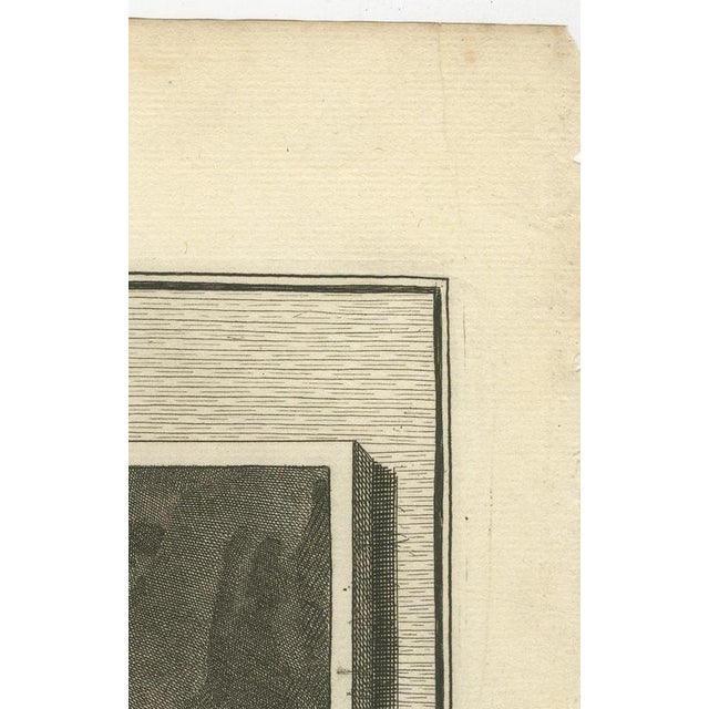 Beige Pieter Mortier, Daniel in the Lions' Den and the Vision of the Four Beasts, 1700, Engraving For Sale - Image 8 of 12