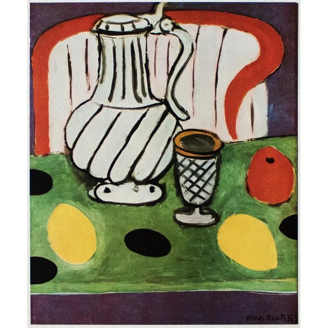 Paper 1946 After Henri Matisse "Lemons and the Pewter Jug", First Edition Period Parisian Lithograph For Sale - Image 7 of 8