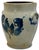 Early 19th Century Outstanding Large 3 Gallon Size Antique American Stoneware Jar With Extensive Blue Hand Decorated Features - Circa 1830s For Sale - Image 5 of 18
