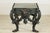 Late 20th Century Bronze Table with Sculpted Lion Heads, Paw Feet, and Ornate Foliage Detailing For Sale In New York - Image 6 of 18