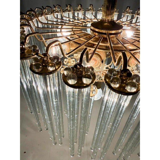 Mid-Century Modern Chandelier by Gaetano Sciolari, 1970s For Sale - Image 9 of 18