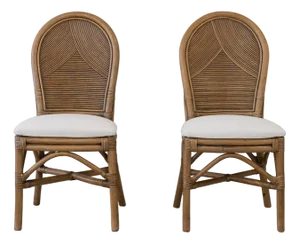 Set of Bamboo Chairs, Spain, 1980s