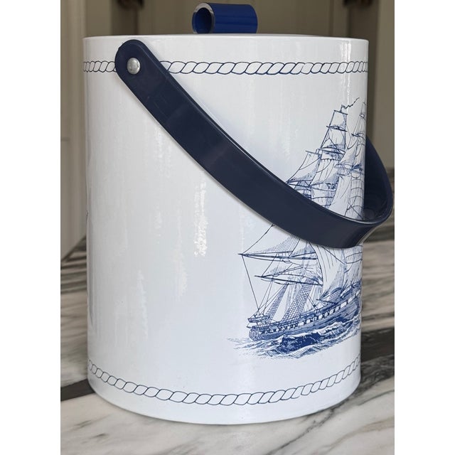Vintage Sailing Ship Constitution 1797 Ice Bucket For Sale In Seattle - Image 6 of 15
