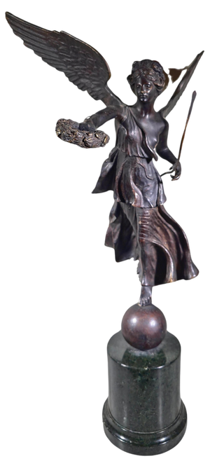 Bronze Sculpture Winged Victory of the Grand Tour Era, 1860s