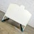Vintage Sleigh-Style Dog Bed White With Blue Trim & Nail Head Design For Sale - Image 10 of 13
