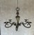 French Bronze Six Armed Chandelier For Sale - Image 10 of 12