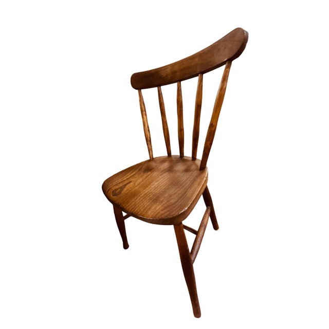 Antique Victorian Child’s Oak Roll Top Desk With Chair, Circa 1900 For Sale - Image 10 of 11