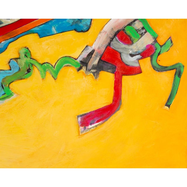 Abstract Mixed Media Painting by James L. Bruch For Sale - Image 4 of 8