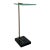Currey & Company Modern Black Marble Neil Drinks Table For Sale