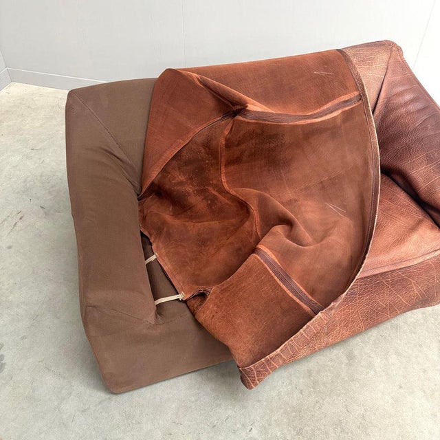 Vintage Leather 2-Seater Sofa, 1970s For Sale - Image 18 of 18