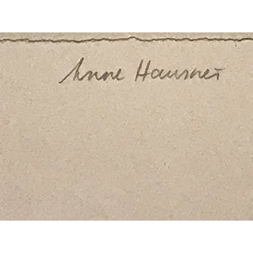 Contemporary 1989 Anne Hausner Signed Original Lithograph Hinauf For Sale - Image 3 of 3