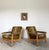 Henning Kjærnulf Danish Oak Lounge Chairs Original Wool Upholstery For Sale - Image 16 of 18